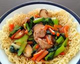 低たんぱく 減塩 かた焼きそば作り方10写真