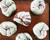 ヨモギひねりあんパン作り方7写真