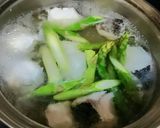真鱈とアスパラのさっと煮【ワンパン料理】作り方4写真