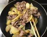 豚肉とじゃがいもパスタ作り方3写真