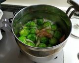 芽キャベツとソーセージのスープ煮作り方5写真
