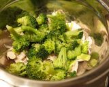 エジプト塩♡ブロッコリーと鶏胸肉の和え物作り方4写真