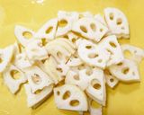 デリ風☆れんこんと水菜の胡麻マヨサラダ作り方1写真