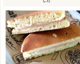 休日ブランチ＊パニーニ風ホットケーキ作り方8写真