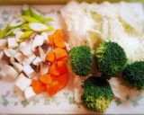 簡単♡野菜とたらこのクリーム煮♡作り方1写真