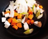 簡単♡野菜とたらこのクリーム煮♡作り方2写真