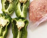 具がはがれない簡単ピーマンの肉詰め作り方1写真