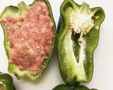 具がはがれない簡単ピーマンの肉詰め作り方2写真