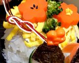 離乳食☆中期〜OK！ひな祭りプレート☆作り方1写真