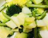 新じゃがの塩ゆで野菜サラダwithA&B作り方2写真