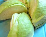 丸ごとキャベツと鶏胸肉のクリームトマト煮作り方2写真