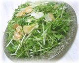 ☆水菜とニンニクだけの簡単サラダ☆作り方4写真