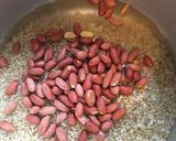 ヘイワ圧力鍋で☆寝かせ玄米ピーナツご飯作り方3写真
