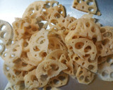 シャキシャキ蓮根とパセリの和風サラダ作り方1写真