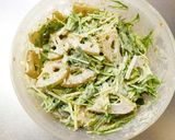 デリ風☆れんこんと水菜の胡麻マヨサラダ作り方7写真