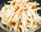 デリ風☆れんこんと水菜の胡麻マヨサラダ作り方10写真