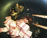 簡単!春キャベツと豚バラの旨辛味噌炒め作り方5写真