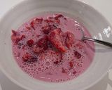 ３時のおやつに☆いちごみるく作り方3写真