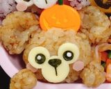 ダッフィーフレンズ ハロウィン お弁当作り方1写真
