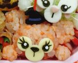 ダッフィーフレンズ ハロウィン お弁当作り方2写真