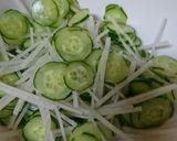 きゅうりと大根おつまみ漬け物作り方1写真