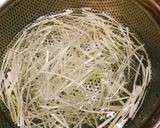 ケールと白髪ねぎの韓国風〜味噌サラダ作り方1写真