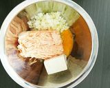 大葉豆腐ハンバーグ《糖質オフ》作り方1写真