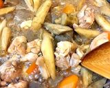 便秘解消！ごぼうとこんにゃくの炒め煮作り方6写真