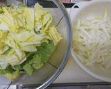 簡単！うまい！白菜の香味ピリ辛和え作り方1写真
