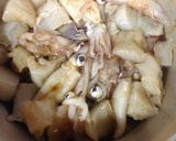 小イカとコンニャクの煮物作り方3写真