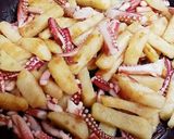 簡単❤イカとじゃがいもの麺つゆバター炒め作り方7写真