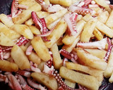 簡単❤イカとじゃがいもの麺つゆバター炒め作り方7写真