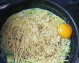 意外と合う!アボカドの味噌ボナーラ!作り方4写真