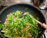 大根の葉のオイスターソース炒め作り方5写真