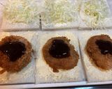 行楽に♪ヒレカツサンドイッチ♡作り方3写真