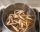 春菊香る＊鶏ごぼうの炊き込みごはん作り方2写真