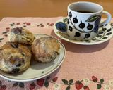 酒粕ブルーベリーココナッツスコーン♡作り方10写真