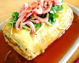 切り昆布とネギ入りあんかけ厚焼き卵作り方6写真