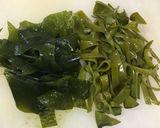 今が旬！生わかめ、生めかぶの味噌汁作り方1写真