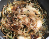春の訪れ♪土筆と生椎茸の卵とじ～丼にも～作り方5写真
