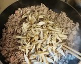 ゴボウと挽き肉の甘辛煮　作り置き作り方4写真