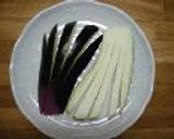 さっぱりなのにしっかり！★揚げナスの香味ソース★作り方1写真