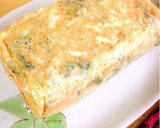 ヨーグルトでふんわりアオサ入り厚焼き卵作り方4写真
