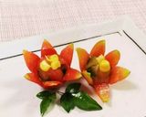 ミニトマトでお花作るよ。作り方4写真