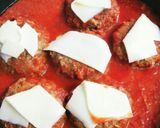 とろとろチーズのトマトハンバーグ作り方14写真