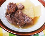 圧力鍋で時短！牛すね肉と大根の煮込み♪作り方8写真