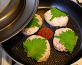 爽やか☆かりんこ梅の鶏はんぺんバーグ!作り方4写真