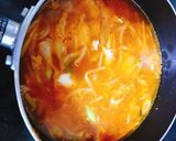 煮込むだけ簡単！本格ピリ辛☆キムチスープ作り方4写真