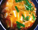 煮込むだけ簡単！本格ピリ辛☆キムチスープ作り方5写真