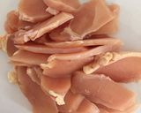 鶏むね肉のハチミツ醤油炒め作り方1写真
